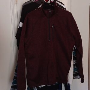 Eddie Bauer 1/4 zip fleece sweater